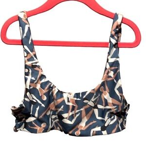 Stone Fox Swim Women’s Bikini Top Swimmer Diving design Size XS